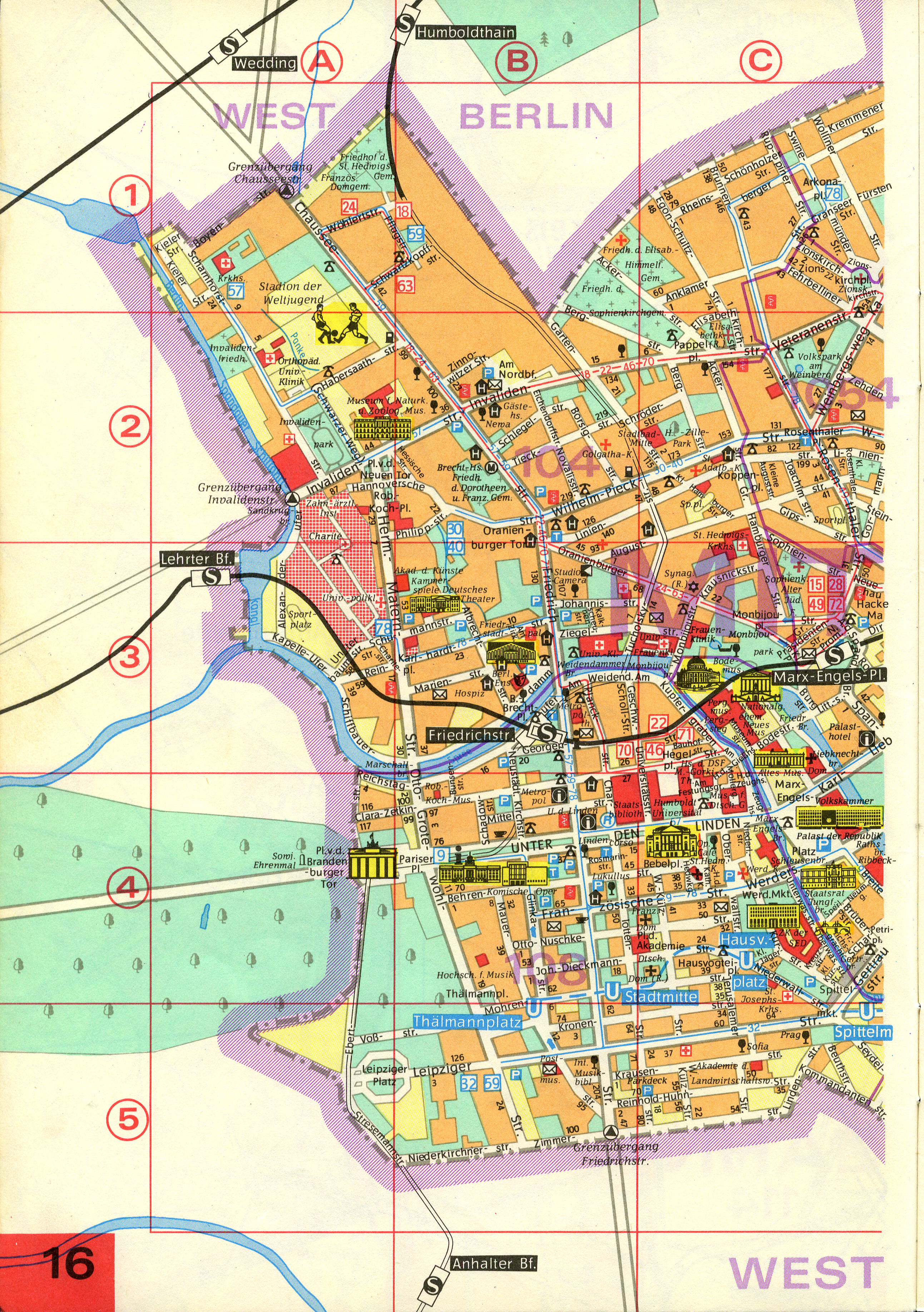 Bild 40 Buchplan Berlin DDR 1980 Blatt 16