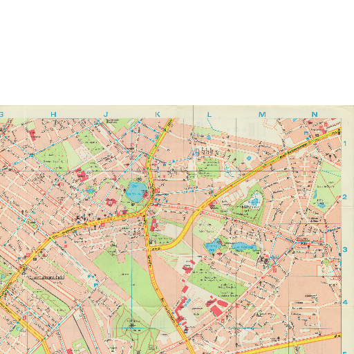 1989 Stadtplan Zentrum Berlin